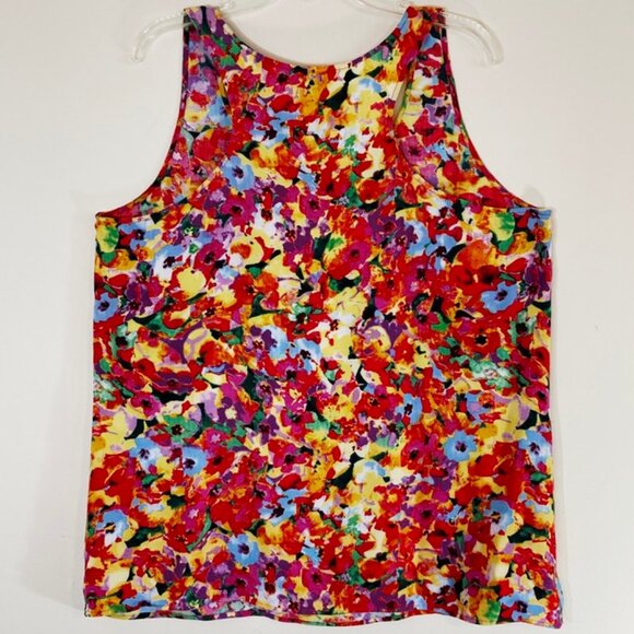 Cabi Top Racer Back Shell Pullover Colorful Design Lightweight Sleeveless SZ XL - Picture 4 of 10